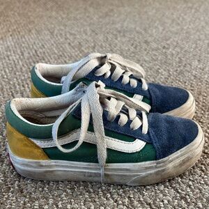 Vans Kids Sneakers in Green, Blue, Red and Yellow